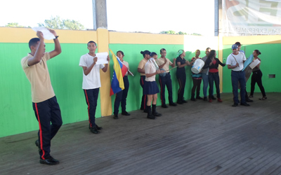 Discentes de la UNES Monagas celebran el día del estudiante universitario